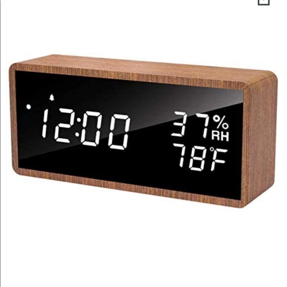 Wooden alarm clock bnib - Picture 1 of 2